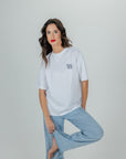 WHITE T-SHIRT OVERSIZED